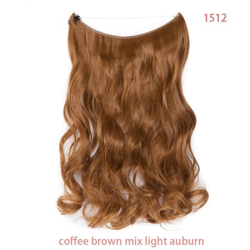 Mega Cabello Invisible - Extensión de Cabello Rizado