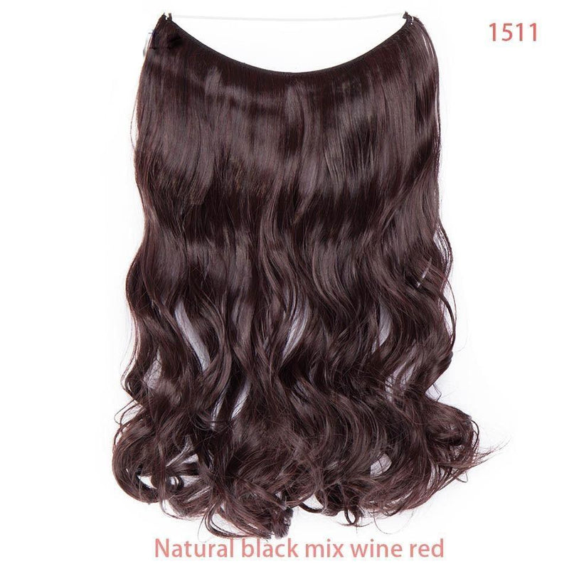 Mega Cabello Invisible - Extensión de Cabello Rizado