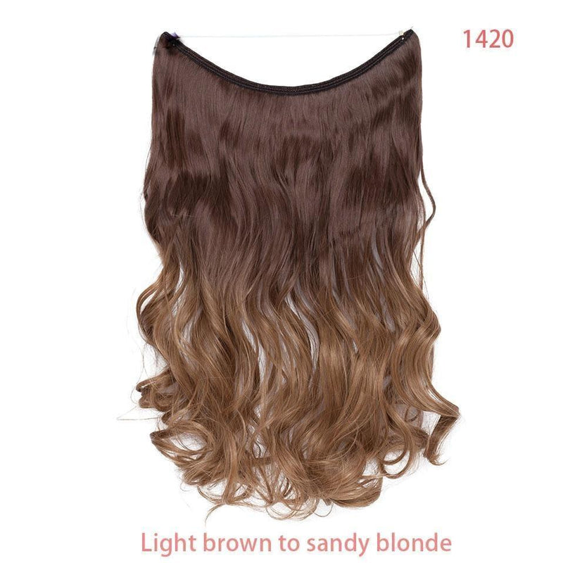 Mega Cabello Invisible - Extensión de Cabello Rizado