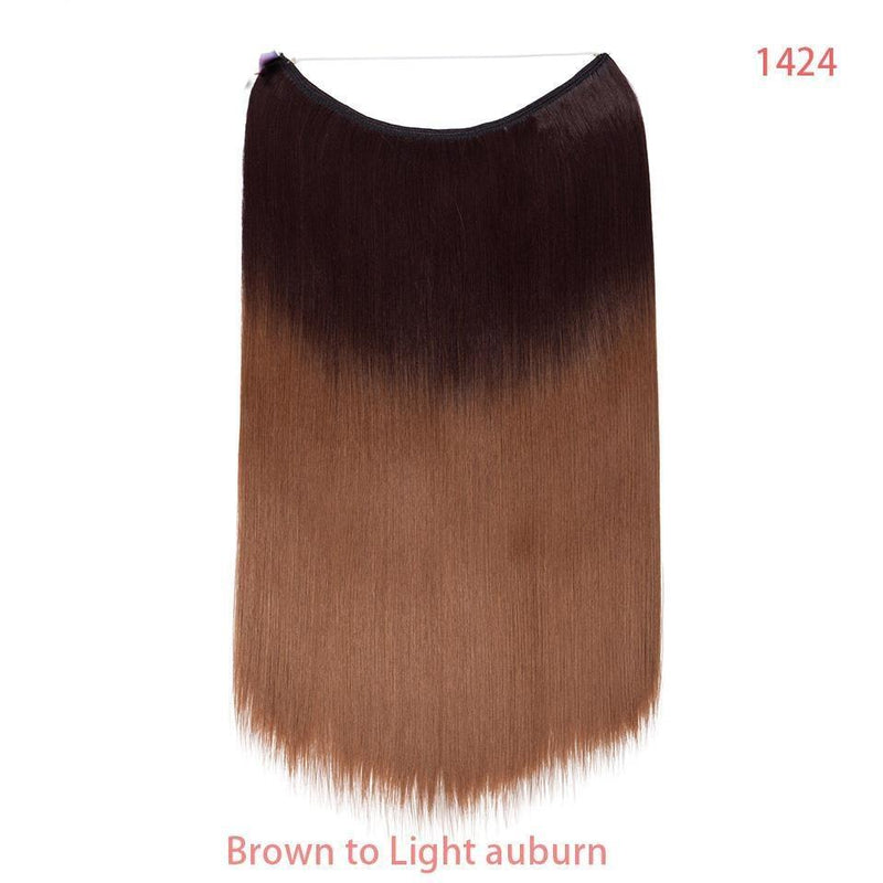 Mega Cabello Invisible - Extensión de Cabello Rizado