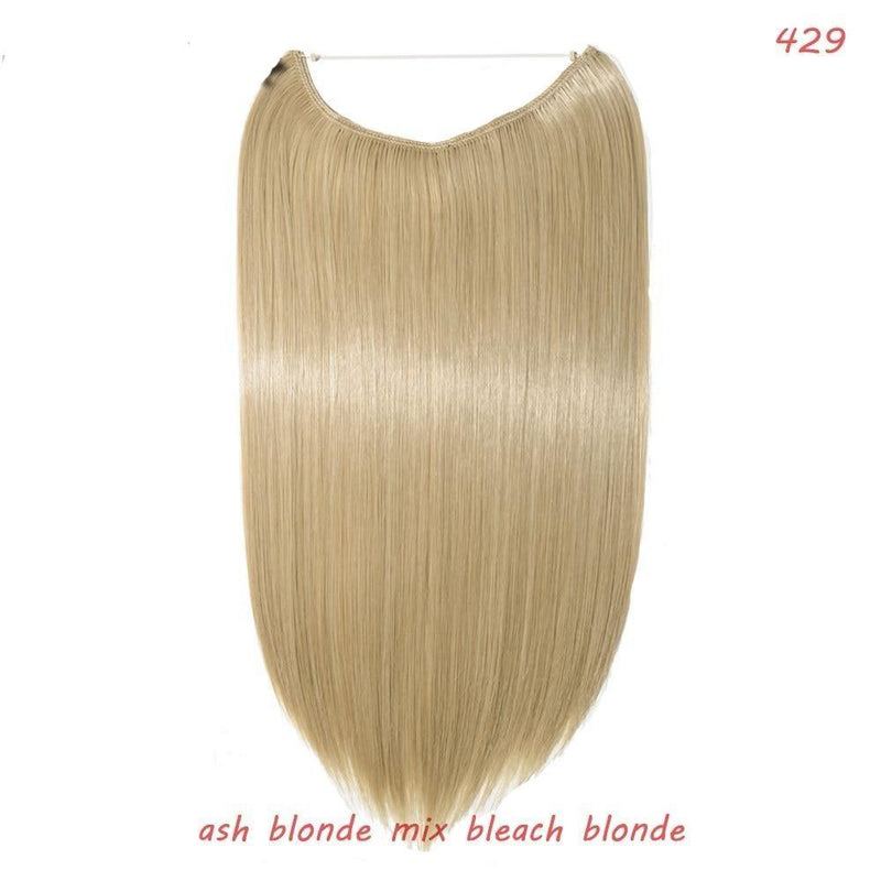 Mega Cabello Invisible - Extensión de Cabello Rizado