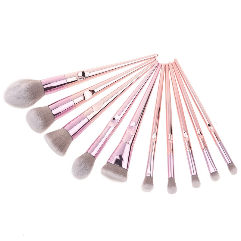 O.TWO.O Kit de Brochas de Maquillaje - 10 Piezas