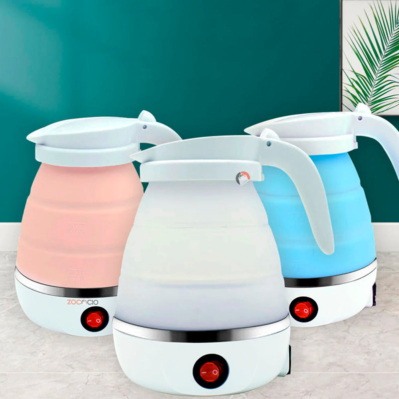 Hervidor De Agua Tetera Plegable Eléctrico Viaje 110V