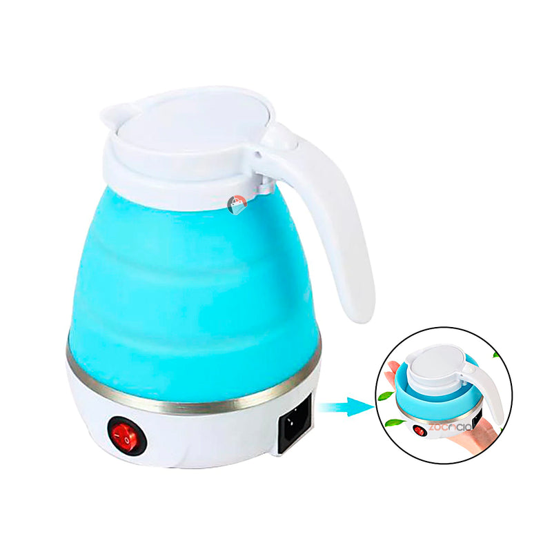 Hervidor De Agua Tetera Plegable Eléctrico Viaje 110V