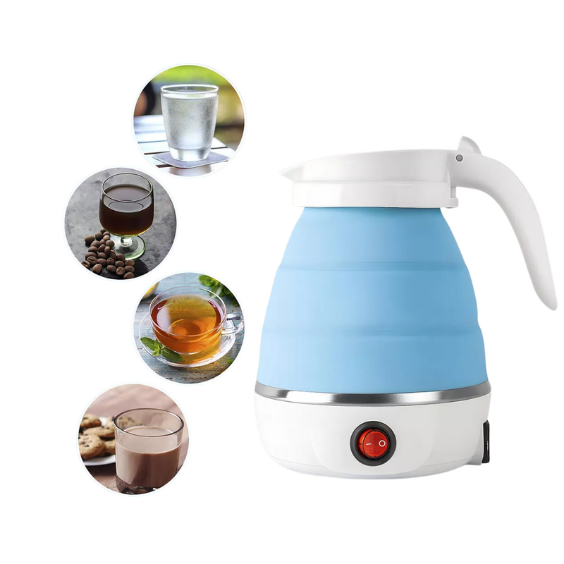 Hervidor De Agua Tetera Plegable Eléctrico Viaje 110V