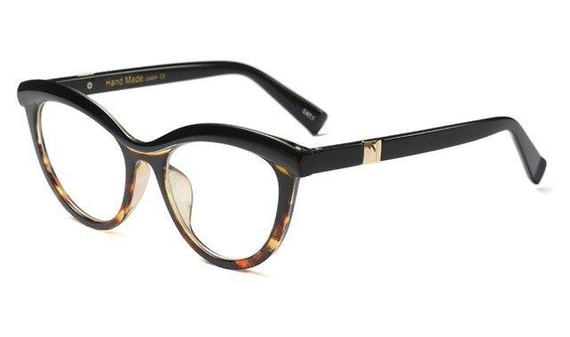 Montura de anteojos de carey para mujer
